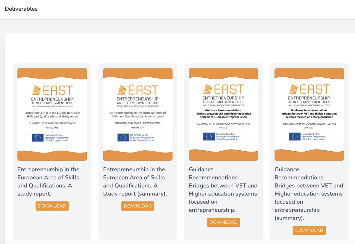 EAST_EUproject's tweet photo. What can you find on @EAST_EUproject platform for aspiring #entrepreneurs? 

Self-assessment tool,OER and networking contacts,  #educational and #training databese, deliverables of the project

Register for free 👇
https://t.co/ngv2RQMpfz https://t.co/NqDX6M3UXt