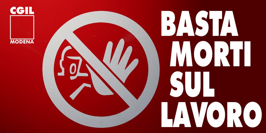 🟥 ENNESIMO INFORTUNIO MORTALE IN AGRICOLTURA
Eventi di questo tipo sono evitabili con adeguata protezione e formazione
Approfondimento 👉 bit.ly/3BZPdMU

<a href="/FlaiCgilModena/">Flai-Cgil Modena</a> <a href="/er_flai/">FLAI CGIL ER</a> <a href="/flaicgil/">Flai Cgil nazionale</a> <a href="/cgilnazionale/">CGIL Nazionale</a> <a href="/ERCGIL/">CGIL Emilia-Romagna</a> <a href="/collettiva_news/">Collettiva</a> <a href="/gozzi_manuela/">manuela gozzi</a> <a href="/danieledieci/">daniele dieci</a>