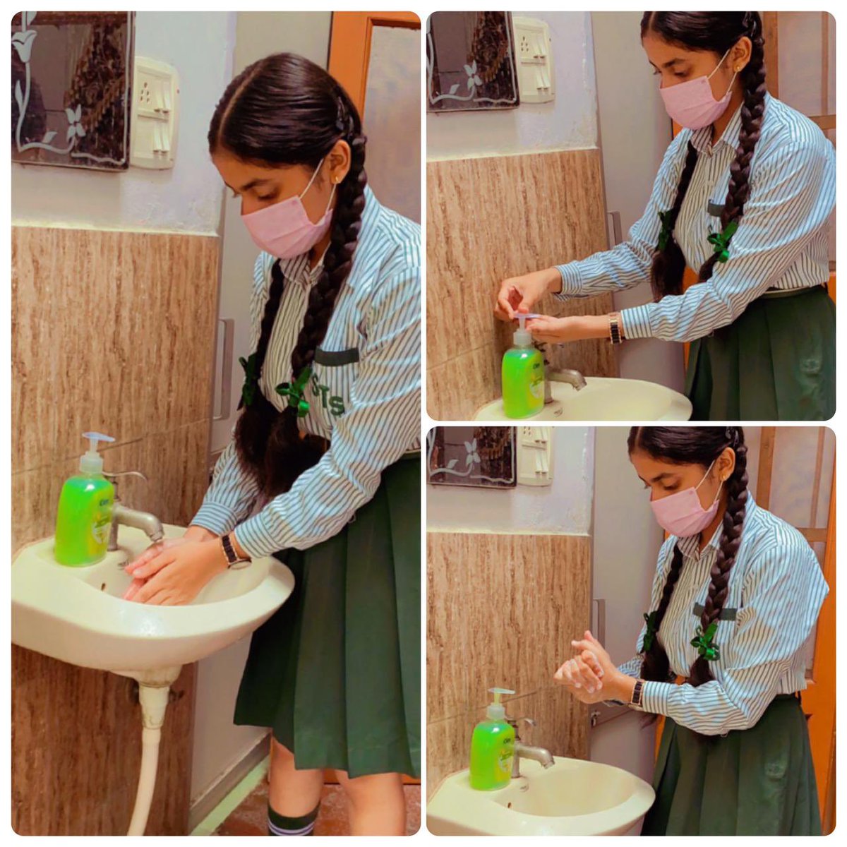 JasmeetReehal's tweet photo. #GlobalHandwashingDay 
Students of @STSWSRAJGOMAL celebrated Global Hand Wash Day with an enthusiasm and School Principal appreciated efforts of students. 
@Prabhjo60556013 @cbseindia29 @KhullarY @sdgchoupal @PMOIndia @RubinderG  
#SwachhBharat #GlobalGoals #TakeAction https://t.co/9xufqtA8Kb