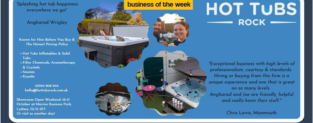 HotTubsRock's tweet photo. We're featured in @AberFocus this week, isn't this great? Thanks everyone!! ๐ #HTROpen #abergavenny #localbusiness #LocalNews https://t.co/9LLQ6Ka7gH