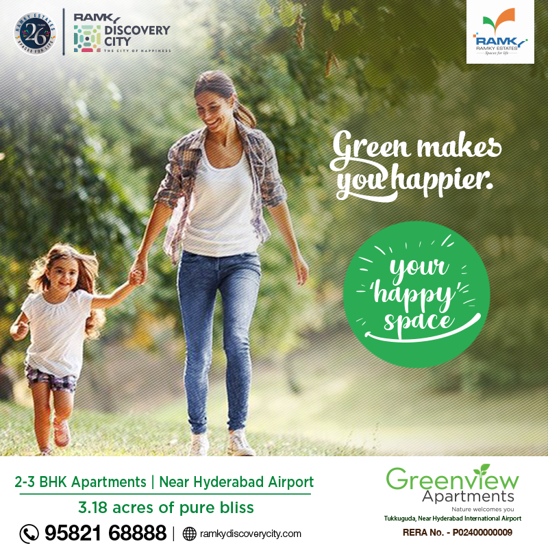 RITLOFFICIAL's tweet photo. Greenview Apartments in Ramky Discovery City offer 2 &amp; 3 BHK homes. Built on a spacious 3.18 acres of land, these homes offer a host of amenities that make you and your loved ones happy. 
 
#RamkyDiscoveryCity #Greenview #Apartments #ModernAmenities #OwnARamkyHome https://t.co/TtngTBYMMl