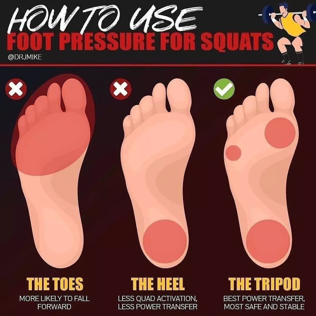 imaancraze's tweet photo. FOOT PRESSURE FOR SQUATS
From: @drjmike

#gymaddict #gymsession #gymtraining #ilovegym #gympower #gymworld #fitaddict #gymtherapy #gymdays #gymfam #gymathome #gymjunkies #fitworkout #missinggym #missgym #missingthegym #gymclosed #gympartner #gymstuff #gymgrind #workoutflow https://t.co/Yx0EZs3Abz