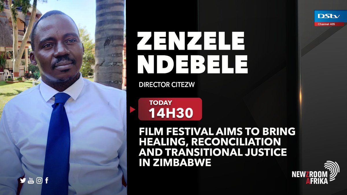 zenzele's tweet image. Tune in on  @Newzroom405  14:30 CAT, we will be discussing the #Asakhe Film Festival #PowerofMemory @citezw @Gukurahundizim