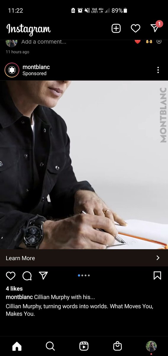 Butsys410's tweet photo. Just mentioned to @Lauren18745300 how the only frames I like in boots were the most expensive Montblanc ones, then got this Ad. https://t.co/QUFUwaH9Go