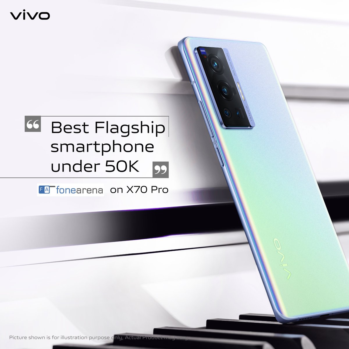 Vivo_India's tweet photo. It's official: #vivoX70Series is a hit! 

This is what the Xperts from @digitindia, @exhibitmagazine and @FoneArena had to say about the latest version of #PhotographyRedefined. 

Get yours today: https://t.co/3U0O5tPvMX https://t.co/YId5BID35P