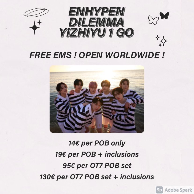 marsdecourcy's tweet photo. 🖤 ENHA YZY GO w/ @GigeyGOs 🖤

prices on the photo ~

availability:

YZY PC ONLY
Heeseung
Sunghoon
Sunoo
Niki

YZY PC + inclusions 
Jay
Jake
Sunghoon
Sunoo
Niki

pls dm to claim ! <3

enhypen wts sell sale wtt selling lfb enhypen trades sales trade https://t.co/bA11ZDBECl