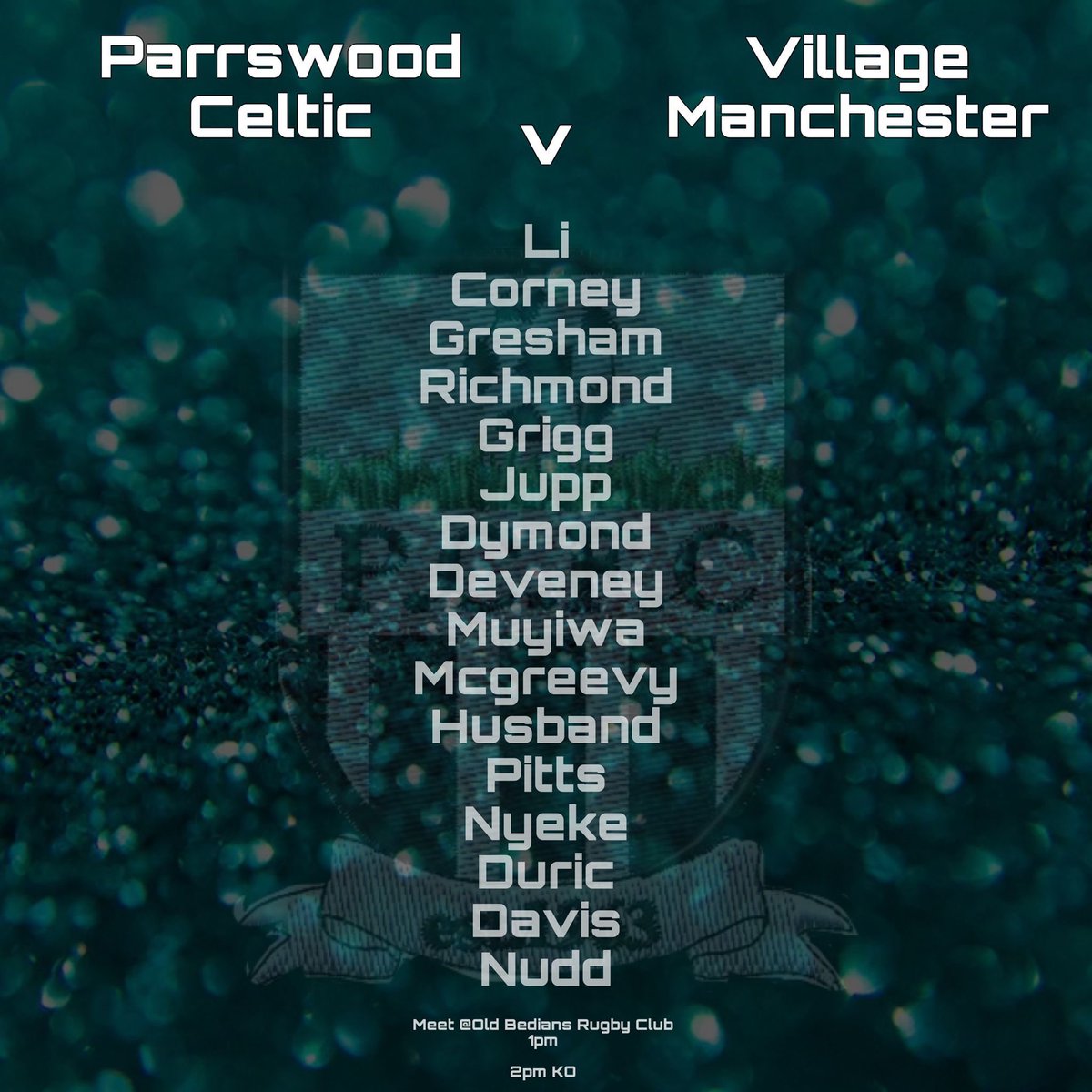 The cup campaign gets underway today at home versus Village Manchester. 

Kick off is 2pm at Old Bedians Rugby Club.

Get yourself down to watch, cans and goals!

Squad for today is:-

#UpTheParrs #BananaSkin #Cuppers #Cans #ParrswoodUltras