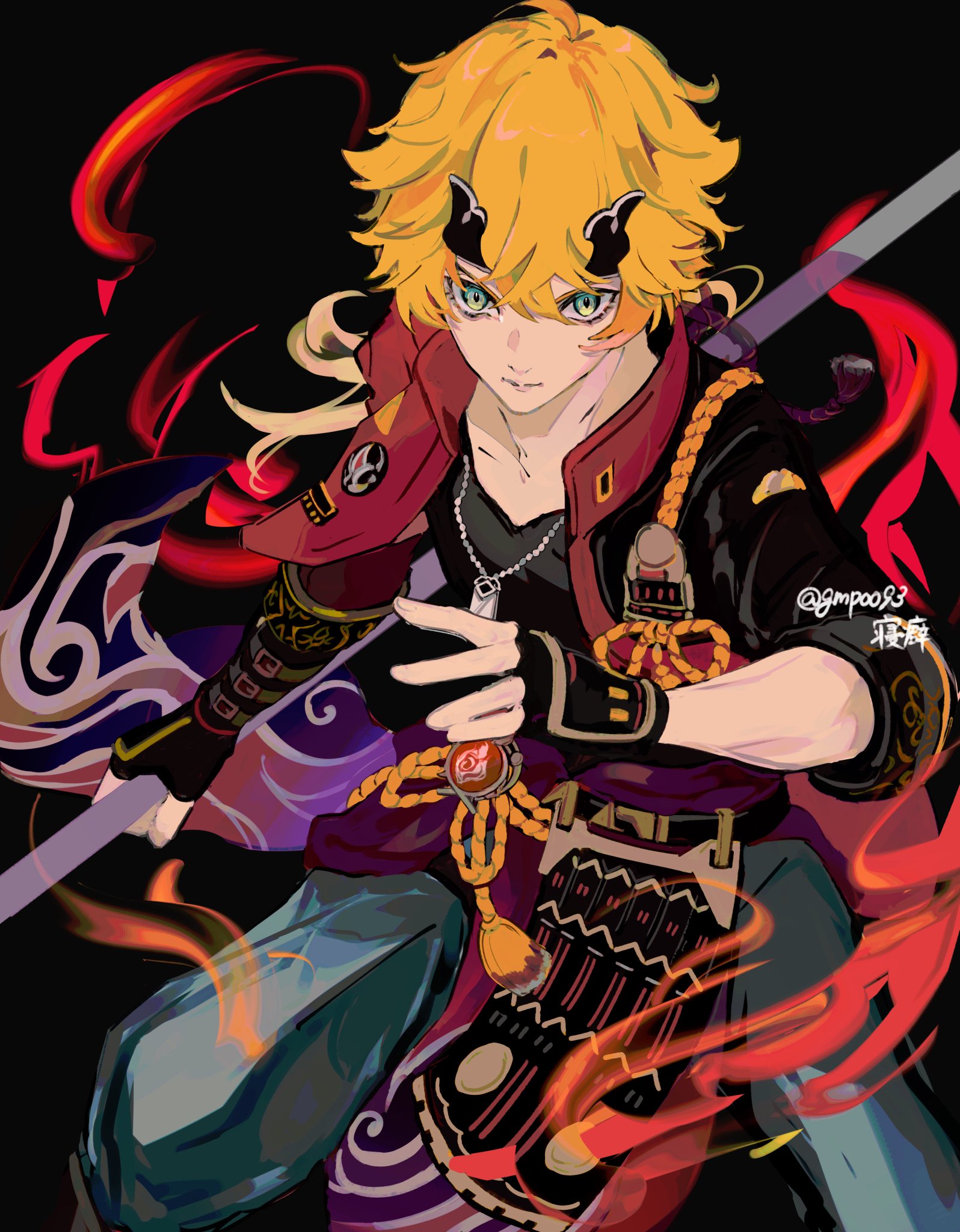 原神 トーマ FB0JtVYUUA0Fpbj.jpg:large