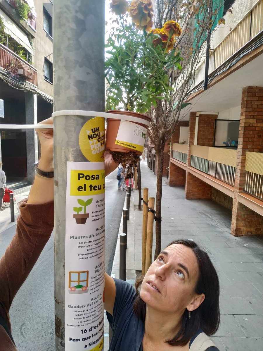 SalvadorClavera's tweet photo. En una ciutat densament poblada com #SantaColoma de #Gramenet omplir de verd els carrers hauria de ser una prioritat. El verd urbà contribueix a millorar la biodiversitat però també la salut mental i emocional de les persones. Fem una #ciutathabitable #ReVERDtim la ciutat https://t.co/1kVXTDIRjN