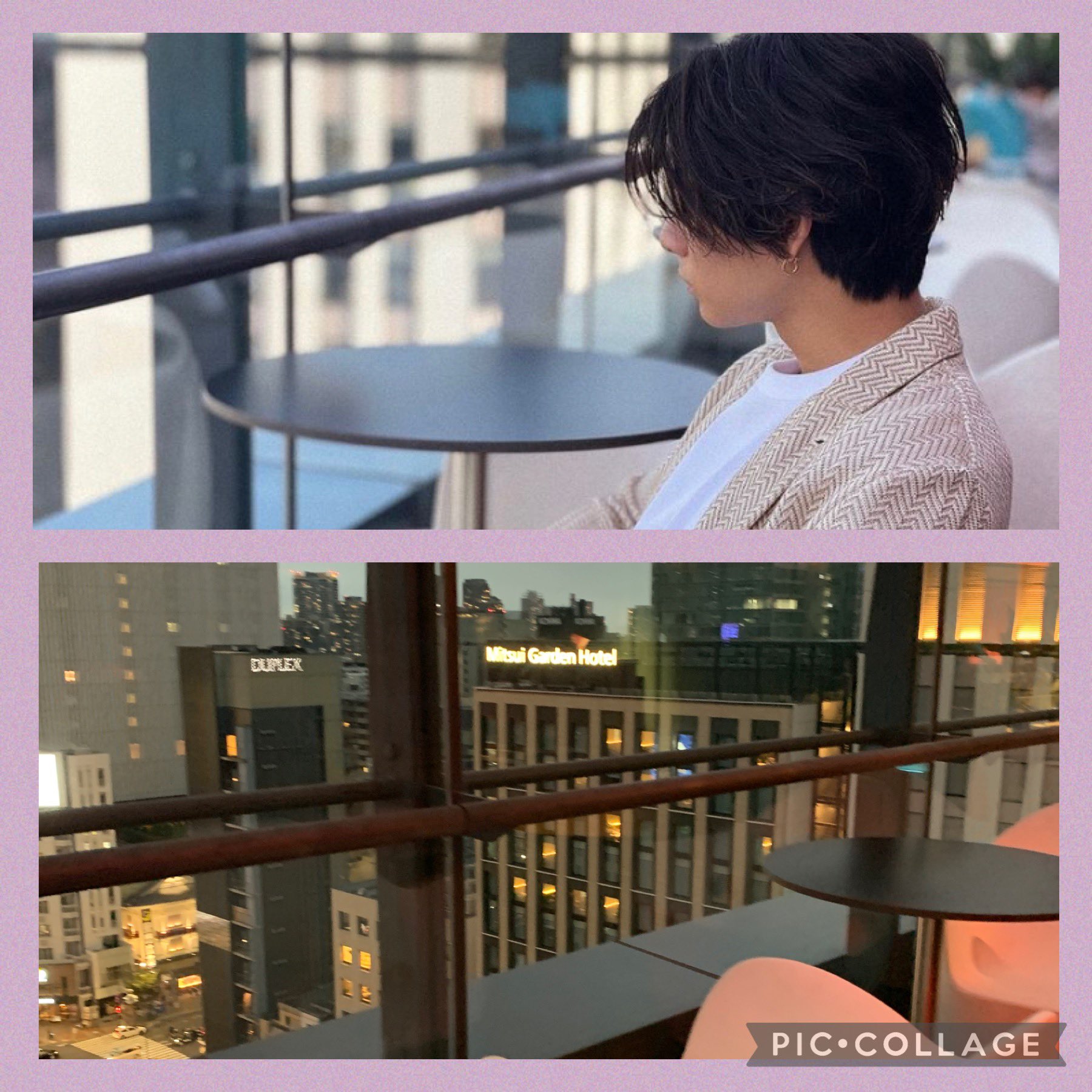 うみ Twitter पर 女性セブンのロケ地に行ったら そこはキンプリちゃんの素敵な横顔 公式インスタの撮影場所でもありました 曇り空だったけどスカイツリーと銀座の夜景が見える素敵なとこでした 高いとこ大好き Kingandprince 平野紫耀 アロフト東京銀座