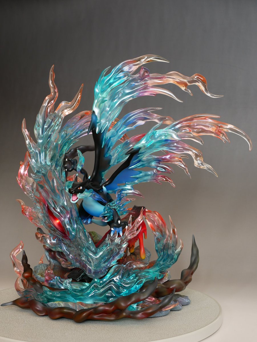 レビュー】 Fantasy Studio Mega Charizard X Pokemon Transparent ver
