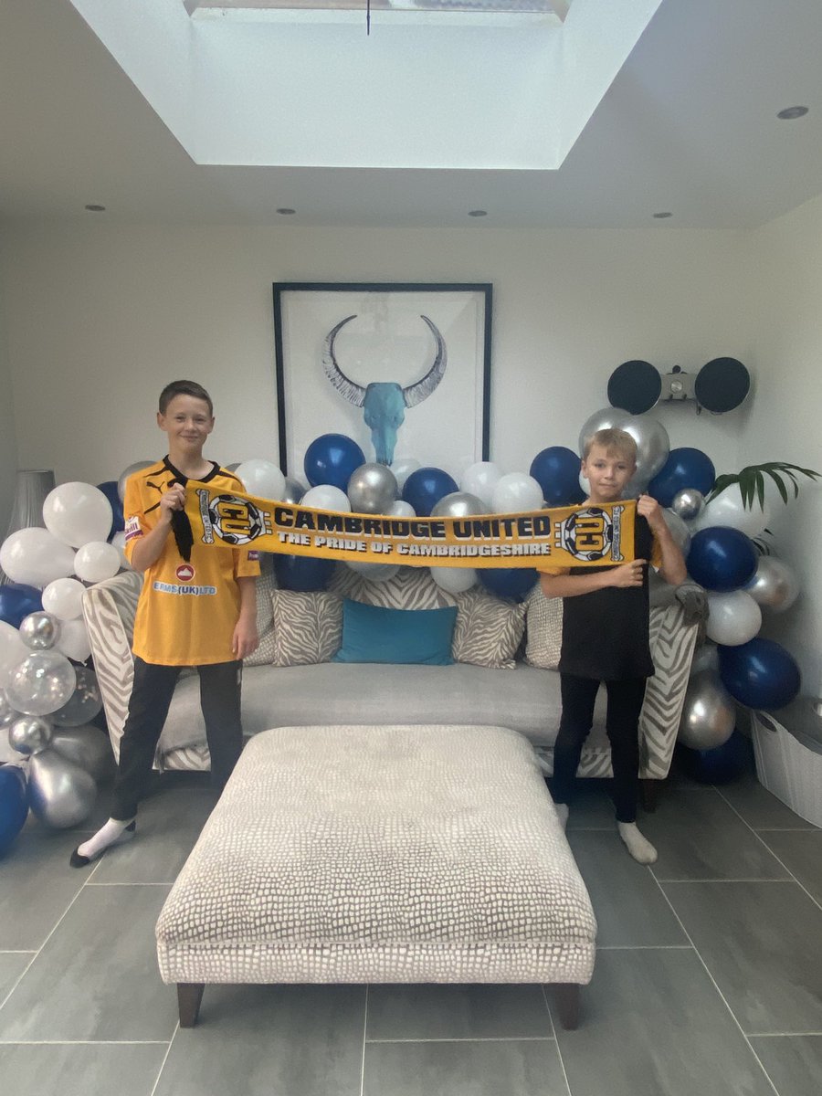 quelch71's tweet photo. 13th Birthday treat “come on you U’s”@CU_Kids @CUFCDevelopment @CambridgeUtdFC https://t.co/0aS79oVmqA