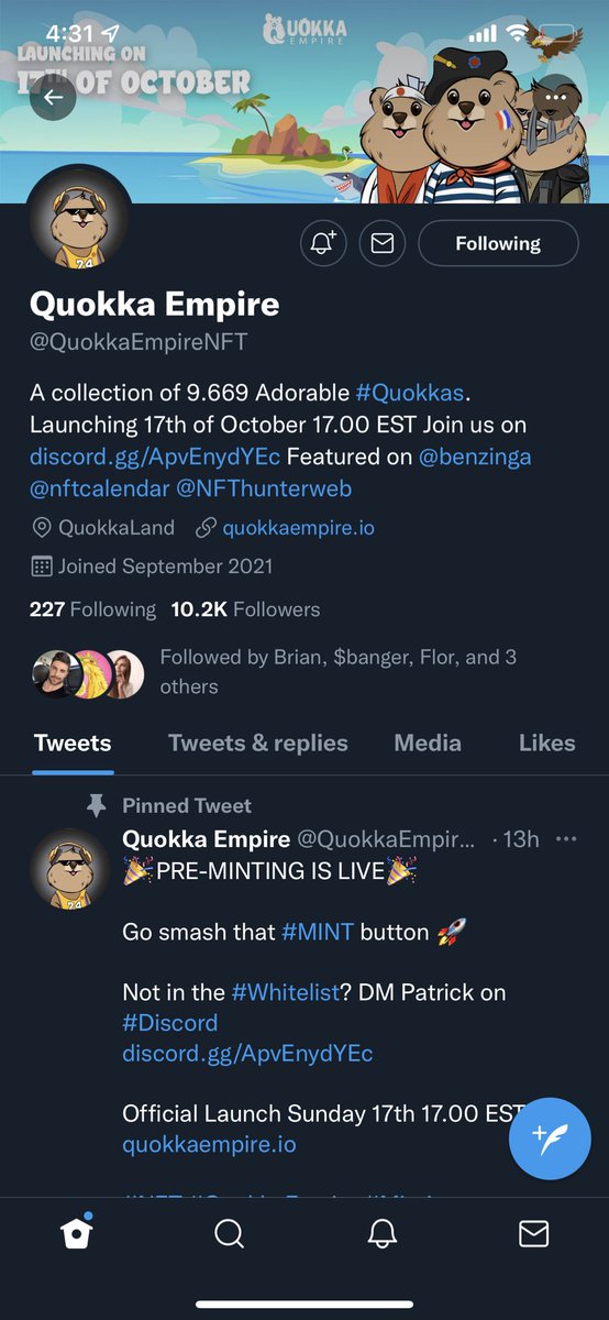 SeductiveCrypto's tweet photo. @Matthewnfts @QuokkaEmpireNFT @ThePilotCrypto @CryptoBigShot @KryptoBaptist 

Done ✅ 🤞🏼😉 https://t.co/UJJXDSAvPi