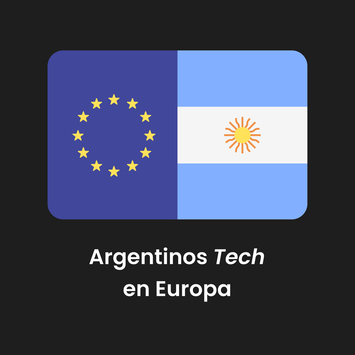 Hace 3 meses creé un grupo de argentin@s que trabajamos en tecnología y vivimos en Europa 🇦🇷🇪🇺

Ya somos 469, hicimos una encuesta y aquí van los resultados 🧵: