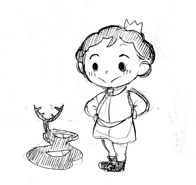 今日ずっとボッジとカゲ描いておりました 