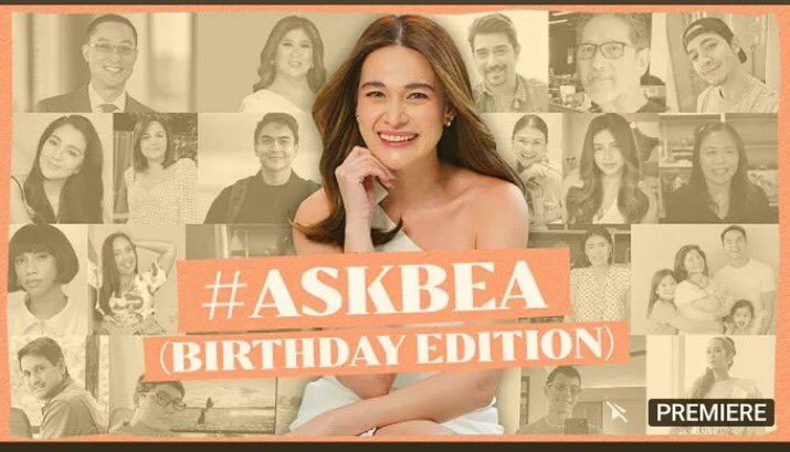 Premiering now! Happy Birthday Bea Alonzo 

 