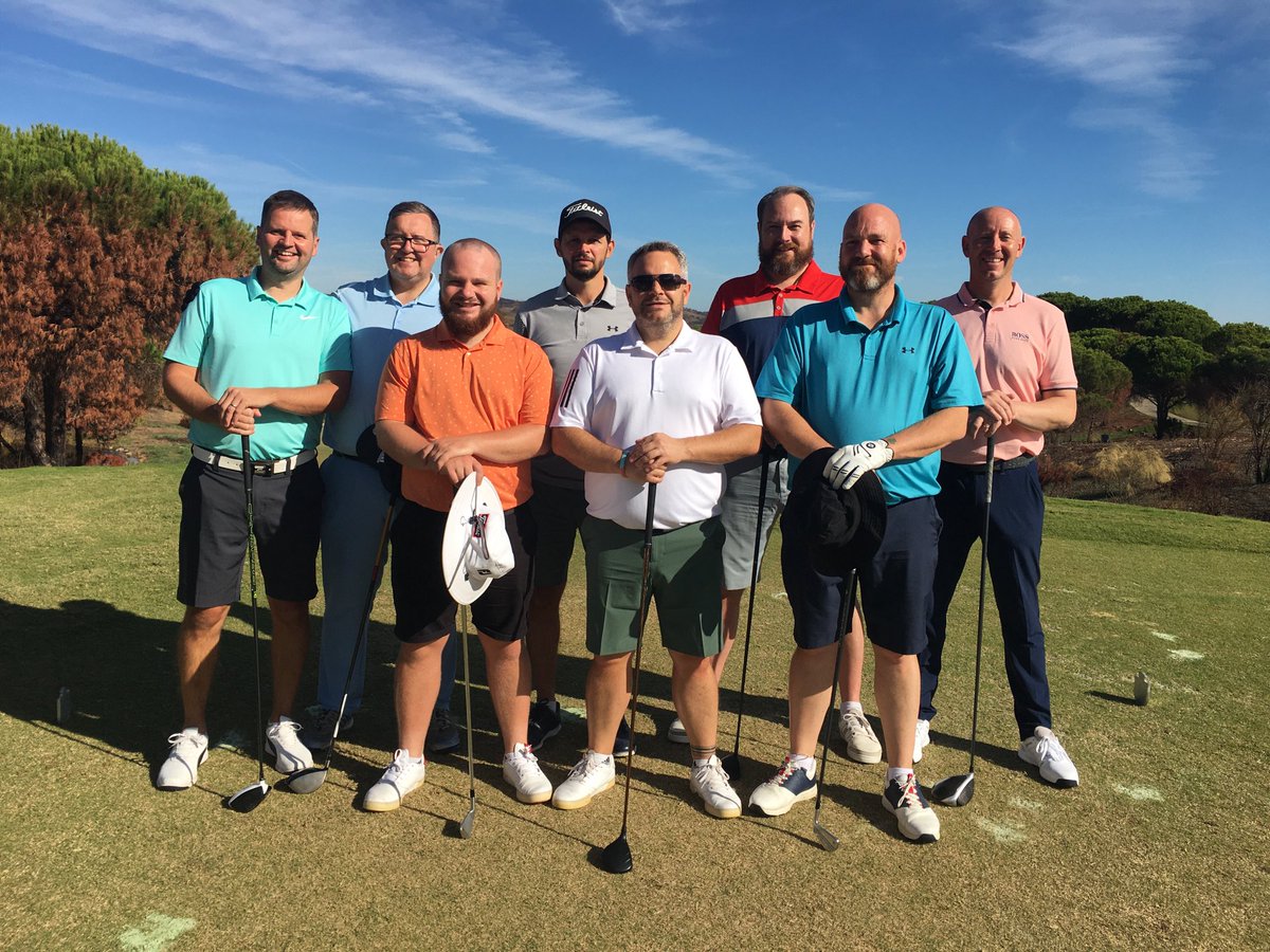 Day 2, round 1 ⁦<a href="/MonteReiResort/">Monte Rei</a>⁩ with ⁦<a href="/StanleyHayden/">Stan Hayden</a>⁩ ⁦<a href="/bickman9/">david</a>⁩  ⁦<a href="/gravyboy1/">davidhayden</a>⁩ ⁦<a href="/bobbywommack/">Mark Parrott</a>⁩ ⁦<a href="/Jimmycoles74/">James Coles</a>⁩ + others #Portugal21