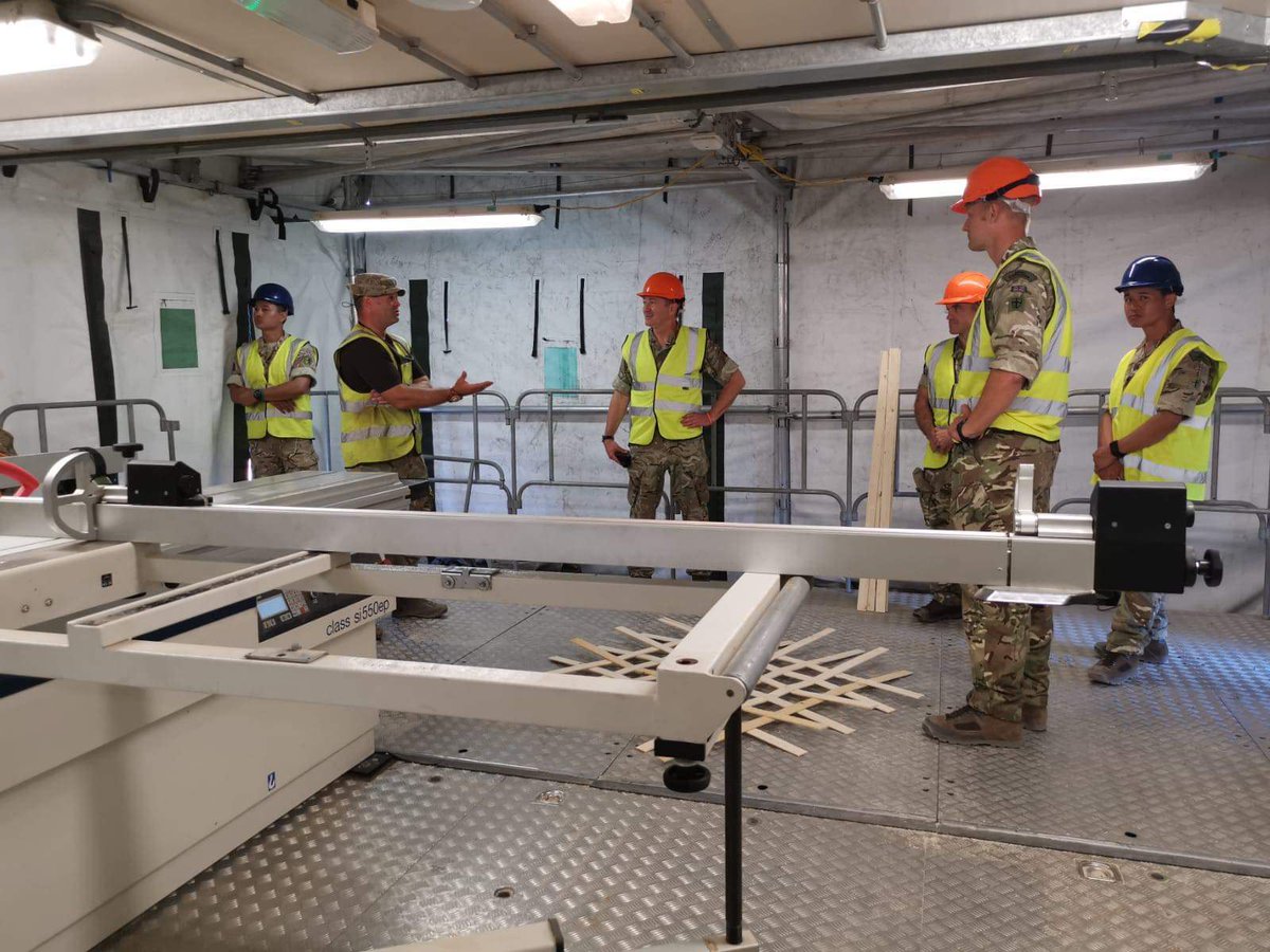 Kinloss_Bks's tweet photo. The DEPLOYABLE ENGINEER WORKSHOP.
The jewel in our crown is deployed to Cyprus in support of 36 Engr Regt JFEE. #Humphrey 🐪
@ASengaged https://t.co/4vcyfQhoQv