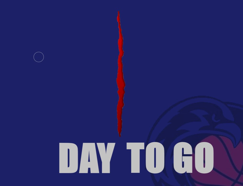 Ladies and gents this is the moment you've been waiting for!
1 DAY TO GO! I REPEAT 1 DAY TO GO until We tip off our season at home!