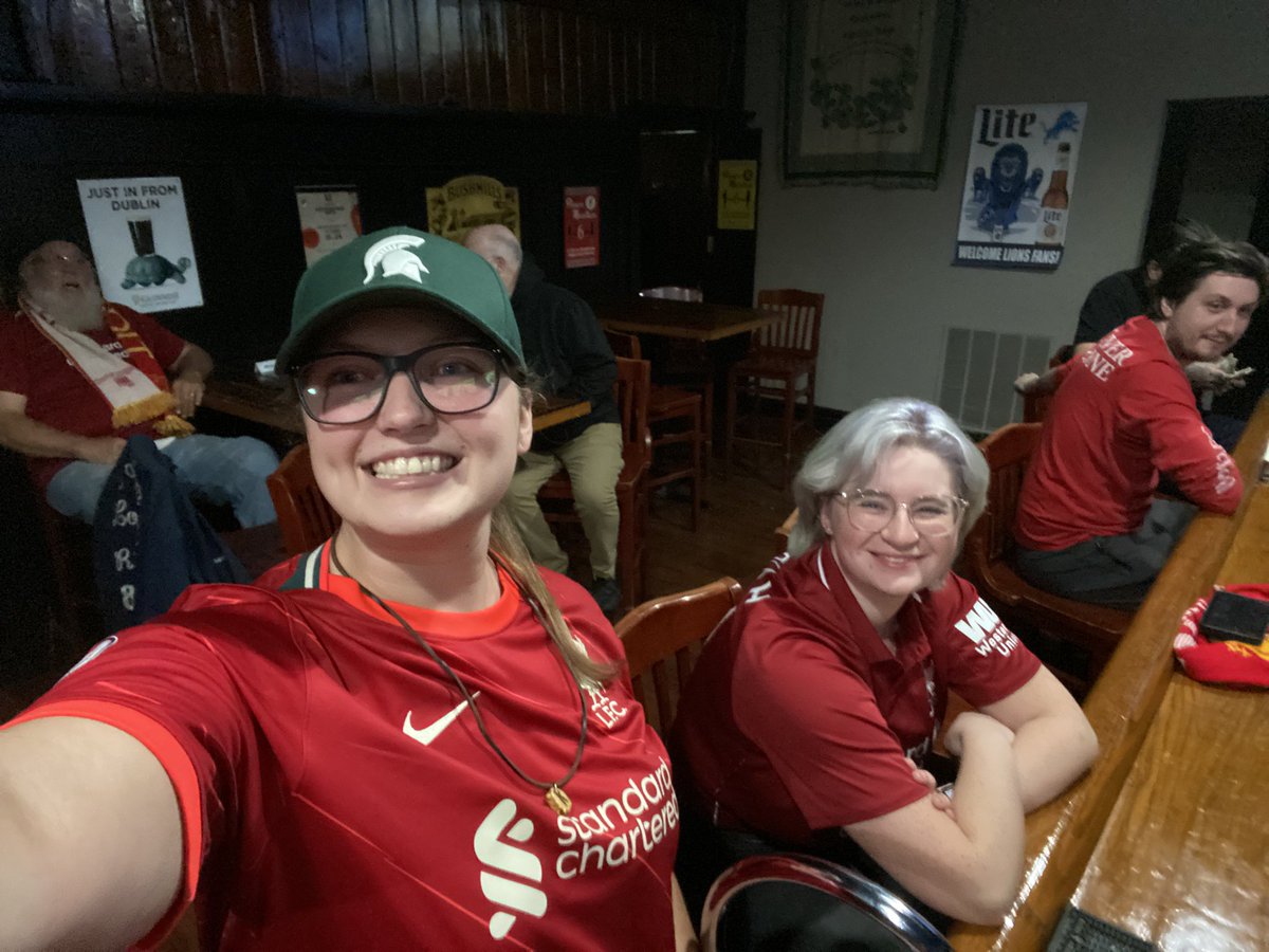 we’re groggy, we’re sleepy, we’re hungry, and we’re a little rain-soaked but we’re here and we’re ready! Come join us at Magee’s, and UP THE REDS!!

#OLSC #Detroitolsc #myPLmorning #liverpoolfc #lfc #ynwa #detroit #WATLIV #Liverpool
