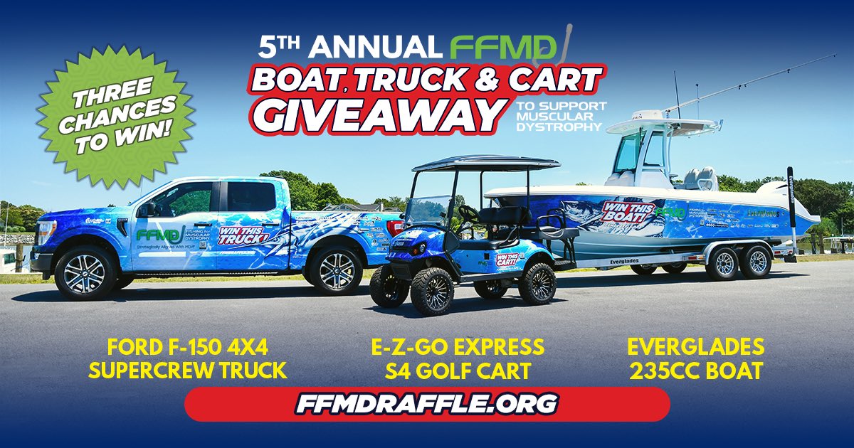 2023 Fishing for Muscular Dystrophy Giveaway