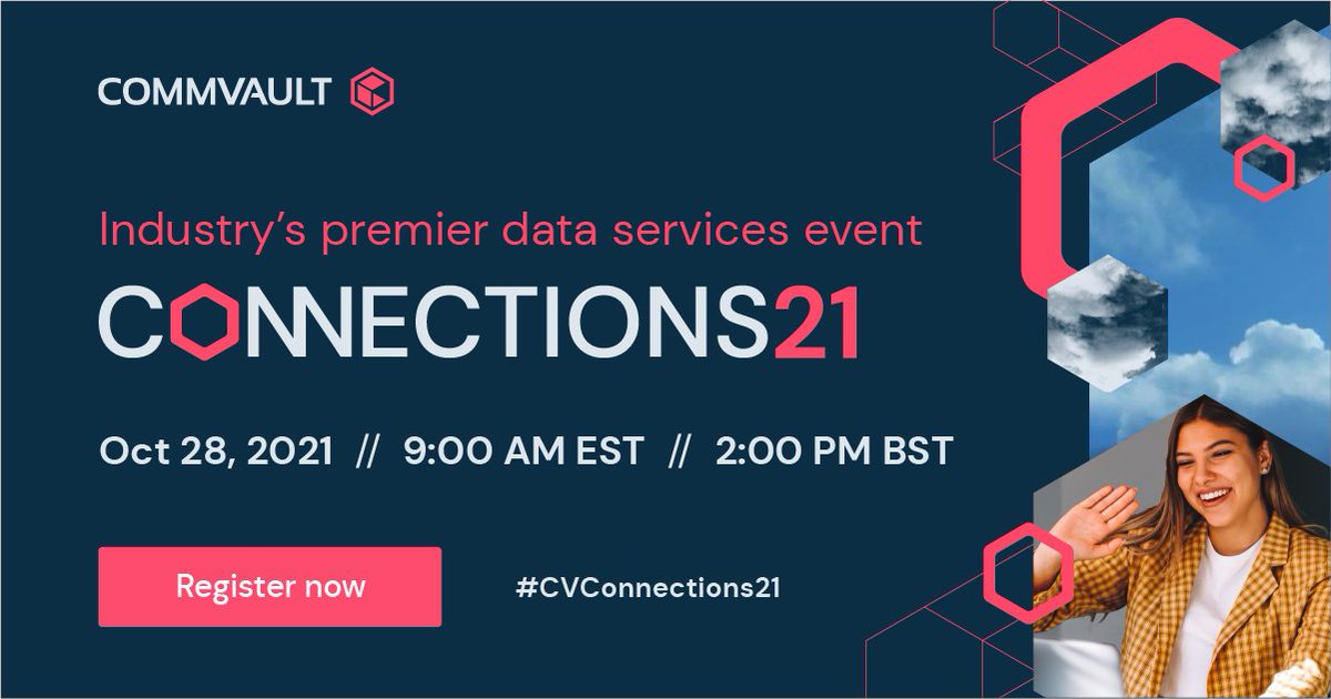 It's almost time for the industry's premier #data services event -- are you ready? Join #Commvault at #CVConnections21 . Register now: commvaultconnections21.com/?hsamp_network…