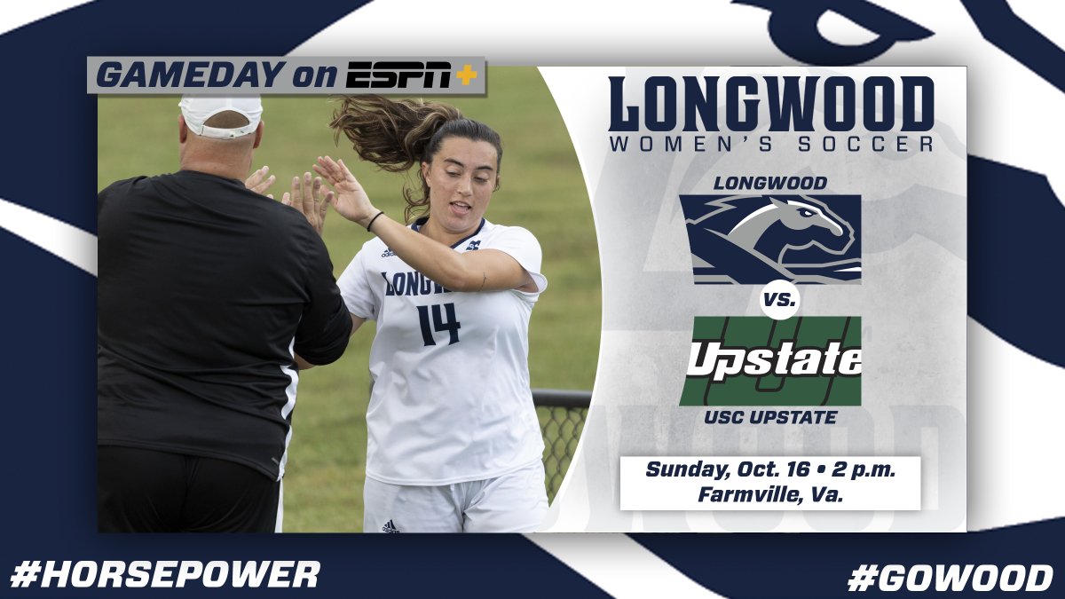 Longwood_WOSO's tweet photo. What's the only thing better than a Saturday? GAME DAY on a Saturday. #HorsePower 

🆚USC Upstate
📍Farmville, VA
⏰2 PM
📊https://t.co/Q7fme6H2fO
📺https://t.co/F3uyf0b3N0

#HorsePower https://t.co/PYMoqMDlem