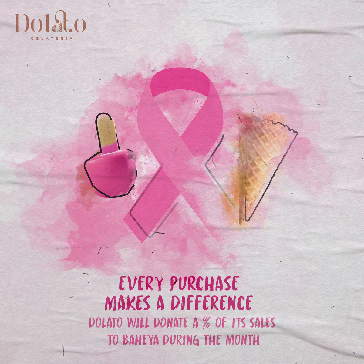 DolatoEG's tweet photo. Because one simple action can make a difference, #Dolato is donating a percentage of this month's sale to #Baheya in support of Breast Cancer Month.
Your purchase will make a difference, so let us do it together. 

Tax Registration Number: 558 - 033 - 792 https://t.co/h8Lnn2Iqol