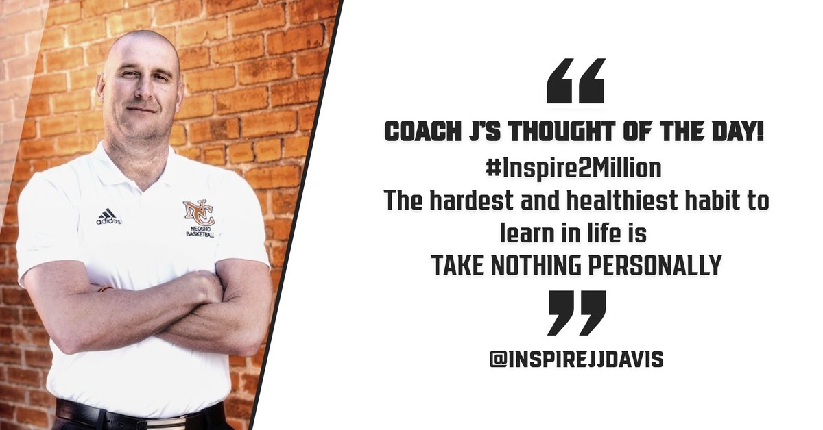 Coach J’s Motivational Tip of the Day!
#Inspire2Million