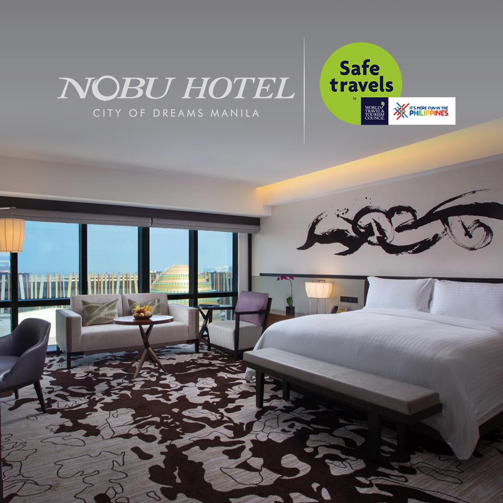 cityofdreamsPH's tweet photo. We are pleased to announce that our three hotels received the World Travel and Tourism Council’s (WTTC) Safe Travels stamp of approval, the world’s first safety and hygiene stamp certifying compliance to global health standardized protocols.

#SafeTravelsAtCOD #CODManila https://t.co/hJ6tnlxvnV