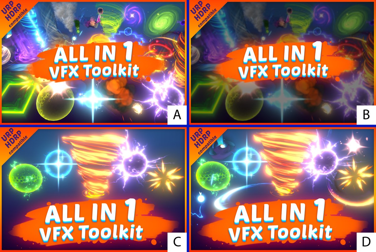 Which cover image is the best? Which one is more clickable? Poll below 👇

#screenshotsaturday #assetstore #unity3d #vfx #madewithunity