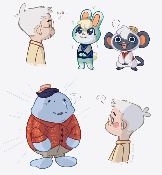 New Animal Crossing characters are cute and then there's this absolute unit 