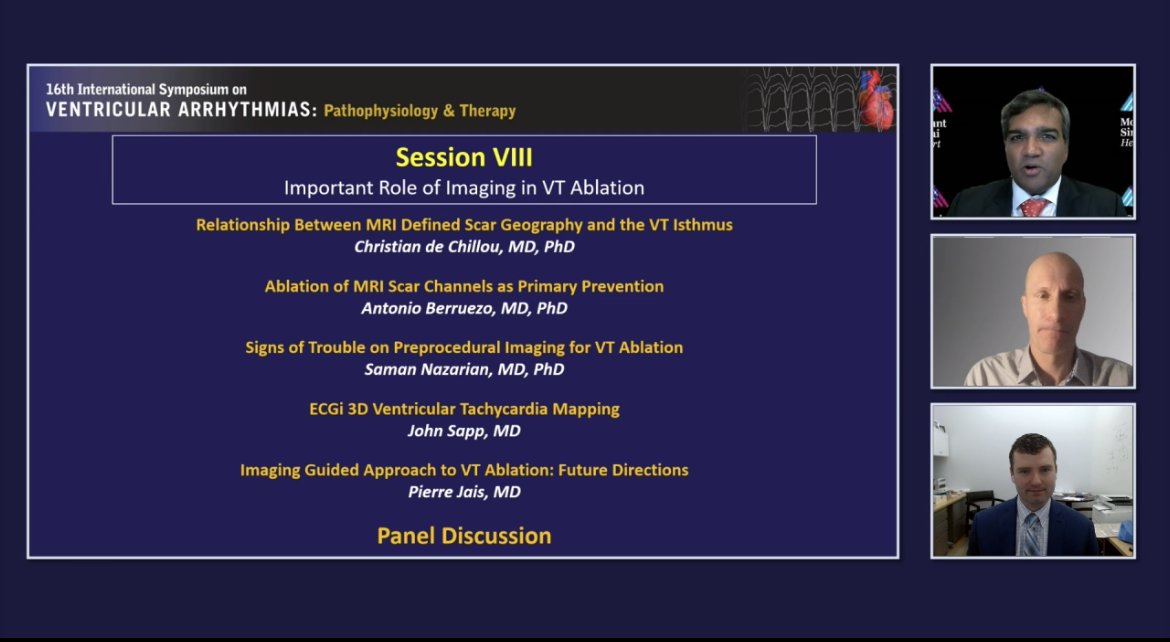 VT Symposium (@vtsymposium) on Twitter photo #EPeeps Happening Now: Day 2 @vtsymposium. The moderators <a href="/VivekReddyMD/">Vivek Y. Reddy</a>, <a href="/EPDeneke/">Thomas Deneke</a>, <a href="/CMTschabrunn/">Cory M. Tschabrunn</a> introduce the first session on Important Role of Imaging in VT Ablation Session. Lectures followed by live panel discussions with Q&A. Join now @ vtsymposium.com/live-stream #EPeeps Happening Now: Day 2 @vtsymposium. The moderators <a href="/VivekReddyMD/">Vivek Y. Reddy</a>, <a href="/EPDeneke/">Thomas Deneke</a>, <a href="/CMTschabrunn/">Cory M. Tschabrunn</a> introduce the first session on Important Role of Imaging in VT Ablation Session. Lectures followed by live panel discussions with Q&A. Join now @ vtsymposium.com/live-stream