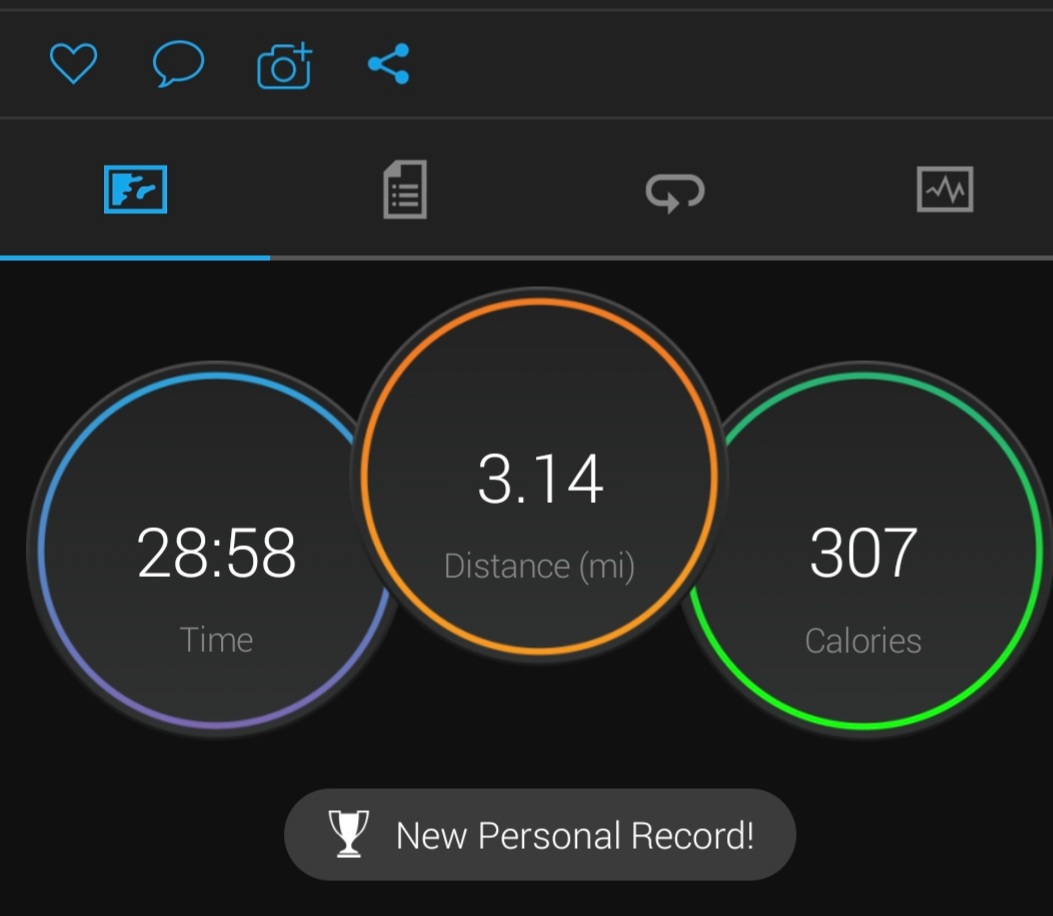 MerleJS's tweet photo. Virtual 5k challenge done on a  beautiful autumn morning for @AmbitiousAutism #teamambitious #merceractive https://t.co/cljTk7yun8