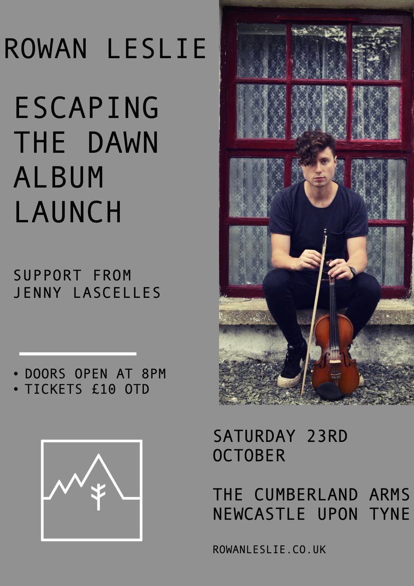 Rowan Leslie (@rowanleslie) on Twitter photo *ONE WEEK TO GO*
Newcastle album launch at <a href="/thecumby/">The Cumberland Arms</a>, support from <a href="/JennyLascelles/">Jenny Lascelles</a> #cumberlandarms #albumlaunch #newcastle #newcastlemusic #irishmusic #fiddle *ONE WEEK TO GO*
Newcastle album launch at <a href="/thecumby/">The Cumberland Arms</a>, support from <a href="/JennyLascelles/">Jenny Lascelles</a> #cumberlandarms #albumlaunch #newcastle #newcastlemusic #irishmusic #fiddle
