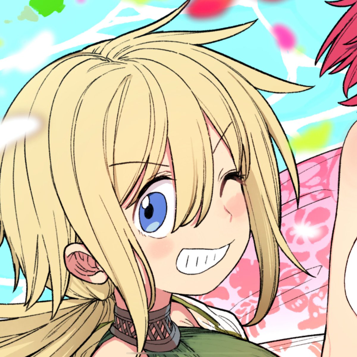 「Skeb納品しました!😊🏖 」|由上ゴーシュSkeb募集中のイラスト