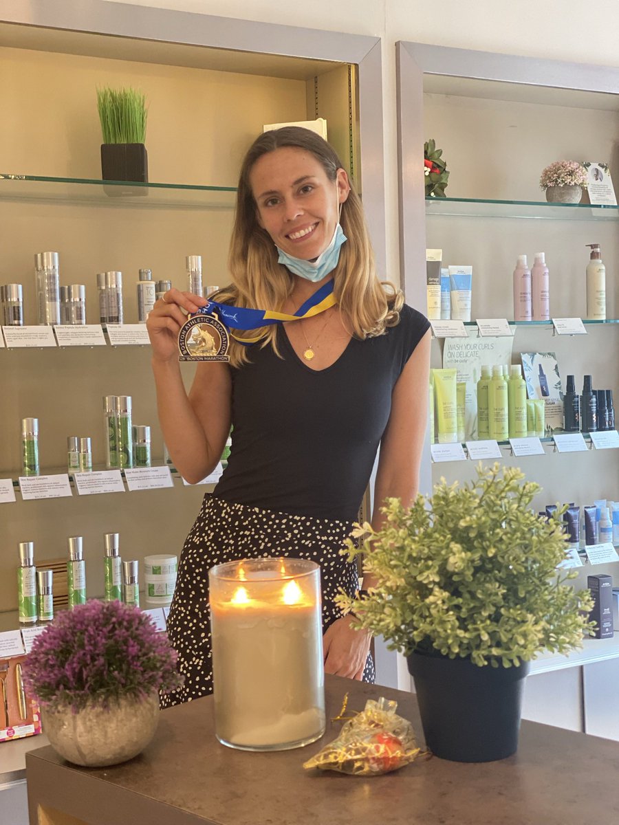 Post marathon Runners Massage for Kate!  Congratulations Kate for crushing your first marathon 🏃‍♀️
.
.
#runner #marathon #boston