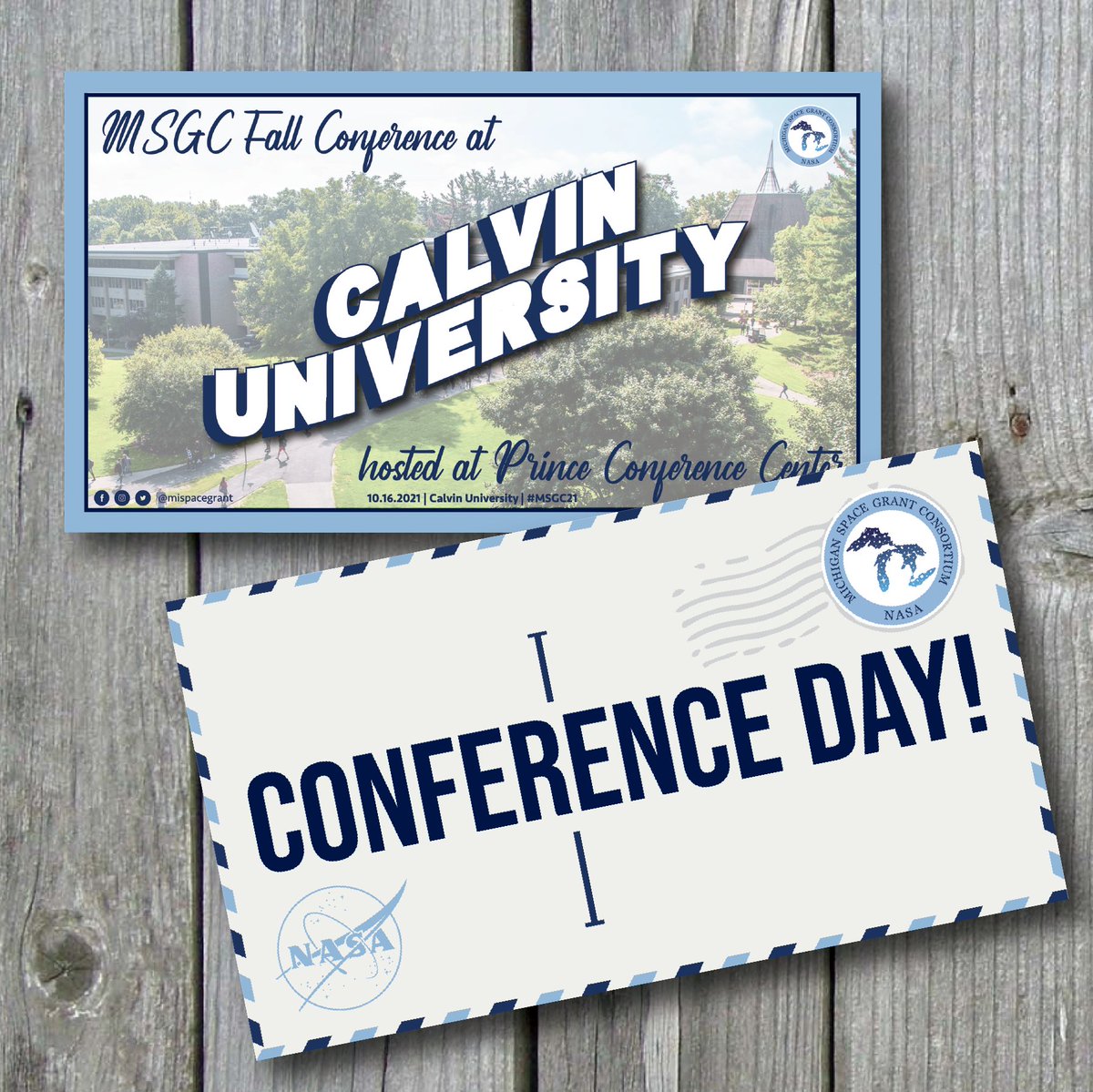mispacegrant's tweet photo. Today's the day! The MSGC Team can't wait to see everyone at Calvin University (in person & virtually) for our 2021 Fall Conference today! This is the first time that the MSGC Fall Conference has been held outside of Ann Arbor.
#MSGCNASA #WeareNASAMI #MSGC21 https://t.co/uu2Nj6gMmX