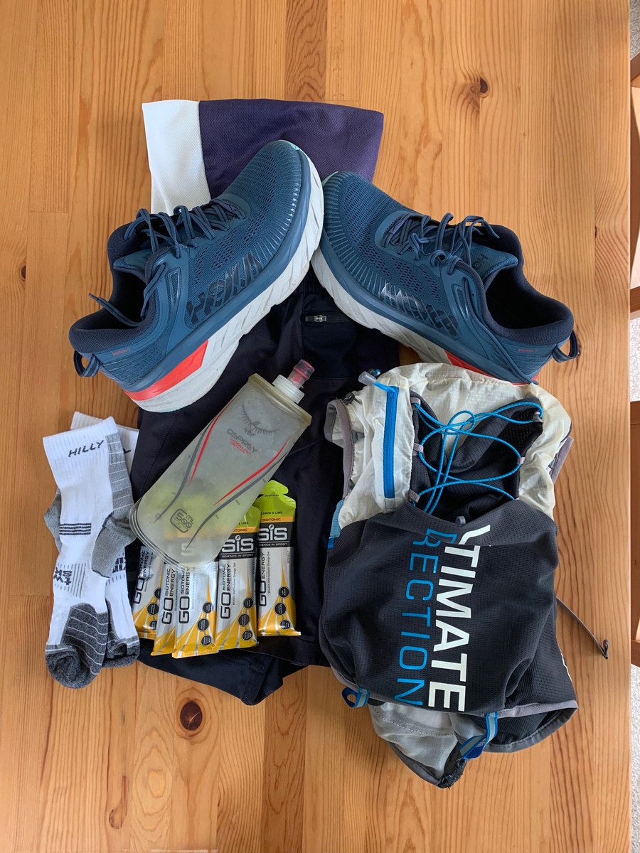 Kit squared away, training done, rest day and ready and excited for the Winding Trails 50k Ultra tomorrow. 31 miles along the #Devon #exetrail <a href="/UKRunChat/">UKRunChat</a> <a href="/ProvizSports/">Proviz</a> <a href="/Ronhill_UK/">Ronhill</a> <a href="/hillysocks/">Hilly socks</a> <a href="/hoka/">HOKA</a> @hokashoes <a href="/GarminUK/">Garmin</a> <a href="/ScienceinSport/">Science in Sport</a> <a href="/UDhydrates/">Ultimate Direction</a>