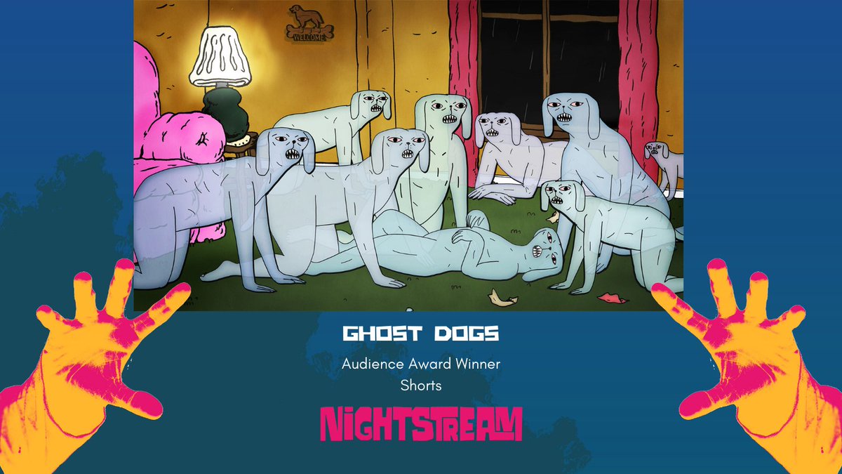 We're also proud to announce our Audience Award winners (yes, plural) for shorts. Coming in at a tie was Joe Cappa’s GHOST DOGS and Chris McInroy’s GUTS.
Full details over at Screen Anarchy: bit.ly/3aKIsCK
#nightstreamfest