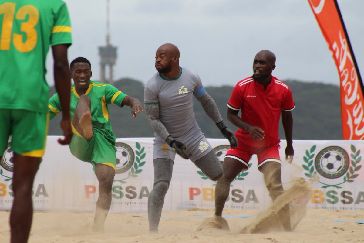 ProBeachSoccer1's tweet photo. EThekwini Beach Soccer Club with their first back to back win of the season following a comprehensive 5-2 win against Umbumbulu Beach Team. 

#Woz’obona #Pbssa https://t.co/muqAtMplZ4