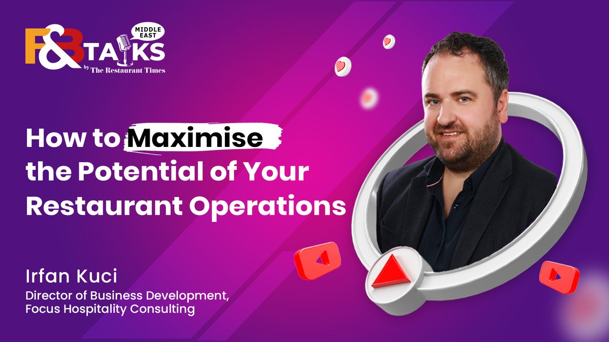 Restroworks's tweet photo. In the latest edition of F&amp;B Talks, Irfan Kuci, Director of Business Development, Focus Hospitality Consulting shared with us how restaurants can maximize their front and back-of-house operations. 

Watch the full interview here: https://t.co/zEqfqXqSF5

#FnBTalks @IrfanKuci https://t.co/U6w4wnpdYe