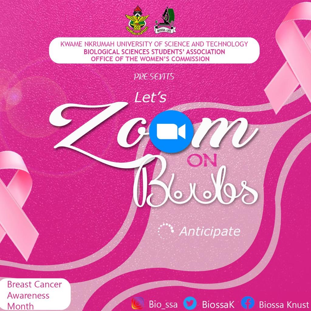 BiossaK's tweet photo. Let’s Zoom in👀🌚and have a discussion with our doctors on matters concerning the boobs🙃🤞. #Titcipate #BreastCancerAwareness #BiossaK https://t.co/F6xkShdQC2