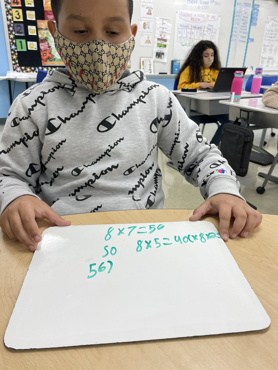 MsKovatchis's tweet photo. Students did a fantastic job showing the strategy they used to solve a basic multiplication fact! They each used a different, efficient strategy! #wdsd7 #DDD #helperfacts https://t.co/V4l5BL5CKJ