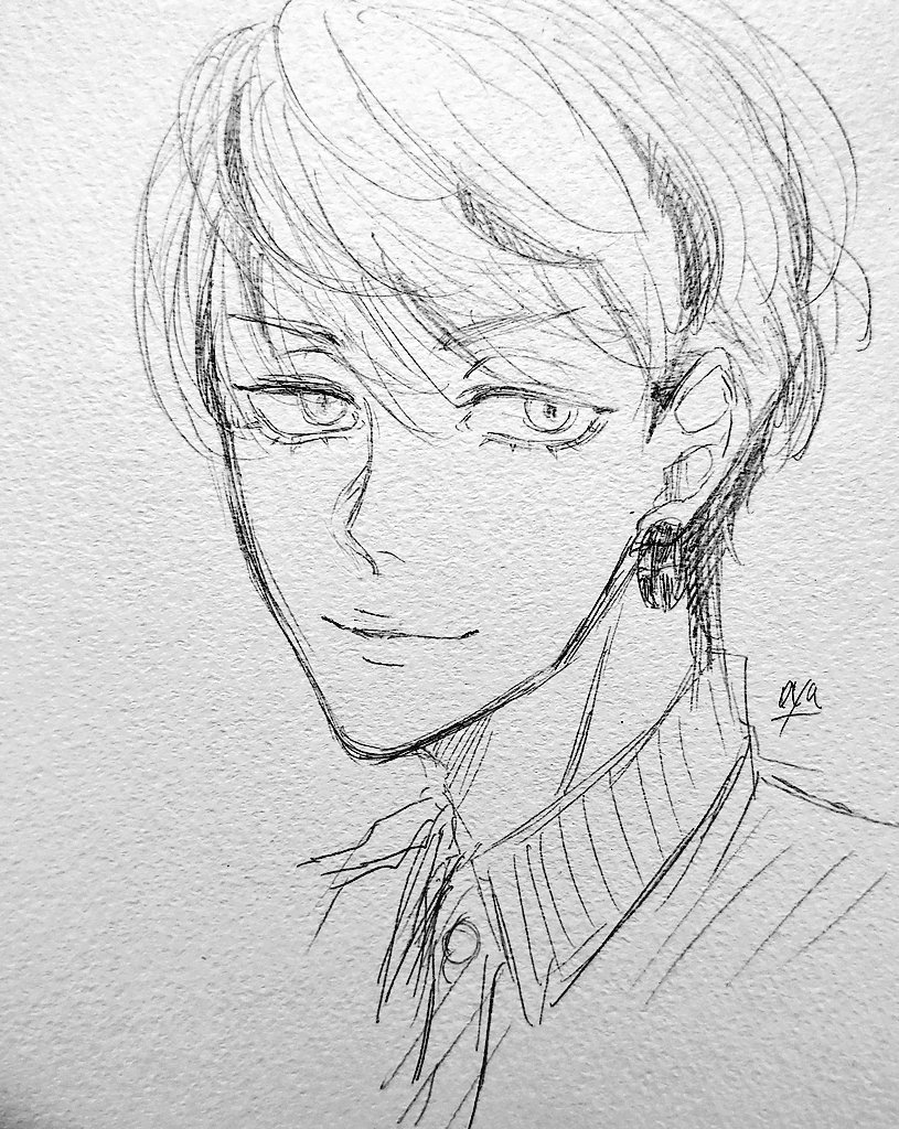リベ落書き③

みつやくん描いたことなかったなぁって!!(これは大人軸の)
ほんと彼…イケメンよね🤦🏻‍♀️ 