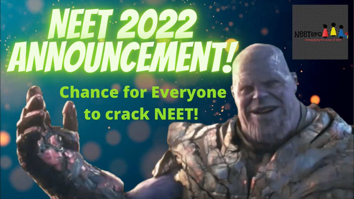 hineetero's tweet photo. NEET 2022 Date and Plan has been announced through this Video.  Keep the Hustle On! NEET 2021 Journey and Results have been awesome till day! Sharpening,Preparing and making NEETeros varsatile for all levels.

https://t.co/JrPE3CbeyR https://t.co/psW4mxhzod