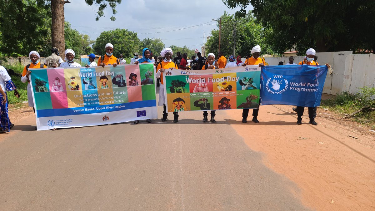 SolangeHeiseBah's tweet photo. Achieving #ZeroHunger #leavingnoonebehind @WFP_TheGambia  is supporting local farmers by procuring rice for school feeding. This action will increase about 1200 farmers income in the #Gambia #WFD2021 our actions our future @faogambia https://t.co/irdchESys7