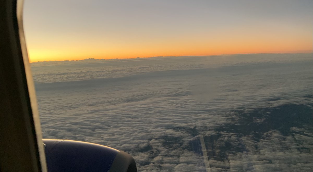 Good morning ☀️ from above the clouds.

#vacation #wannagetaway @SouthwestAir  ✈️