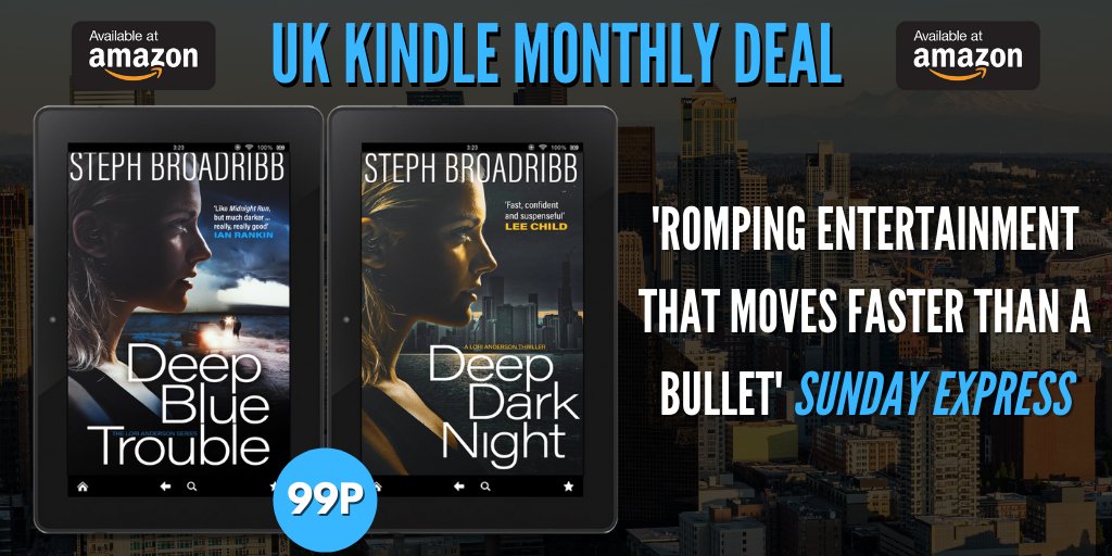OrendaBooks's tweet photo. TWO of @crimethrillgirl's nerve-shredding, emotive #LoriAnderson #thrillers are #99p ONE MONTH! ♟️🚤

When single-mum bounty-hunter Lori's family is threatened, she'll do ANYTHING to keep them safe…

#DeepDarkNight https://t.co/Jgmucwvbt5
#DeepBlueTrouble https://t.co/EPMudWOry5 https://t.co/mYV0zTBanO