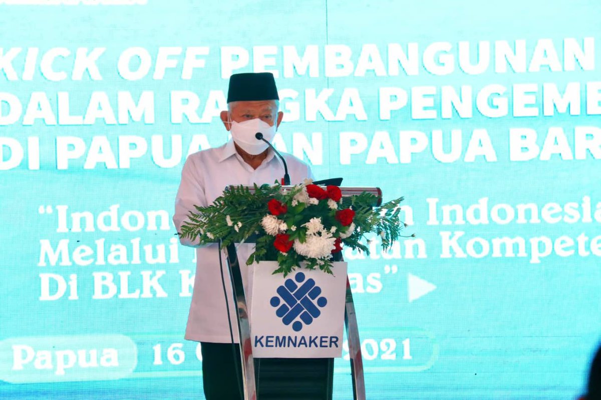 Hari ini, saya berterima kasih sekali kepada bapak Wakil Presiden  yang telah meresmikan pembangunan BLK Komunitas di Bumi Cendrawasih ini. 

Peresmian secara simbolis dilangsungkan di Yayasan Global Mission International Indonesia (GMII), Sentani, Jayapura.